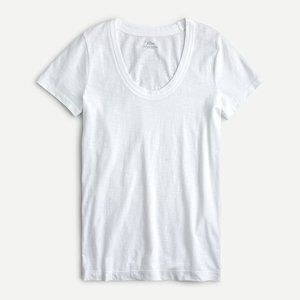 J-Crew White T-Shirts - VIntage Scoop neck